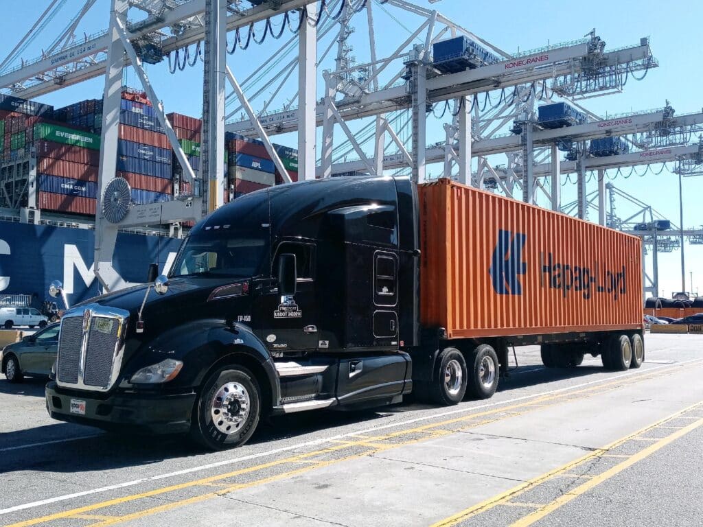 trucking transport with Freeport